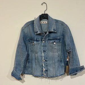 Amo  Canteen Denim Tucker Jacket sz S NWOT